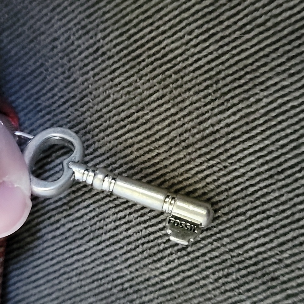 Fossil Red Zip Around Wallet - image 7